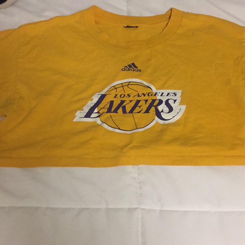 Los Angeles Lakers Adidas Crop Top